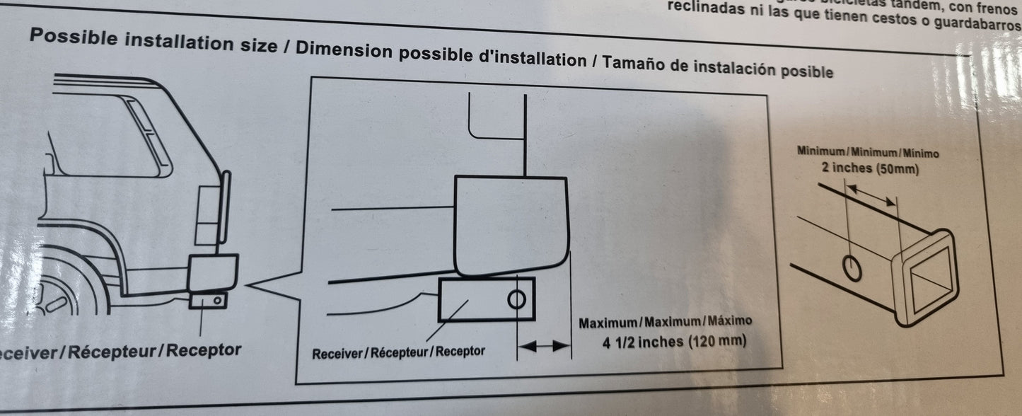 Inno INH142 Tire Hold Hitch 4