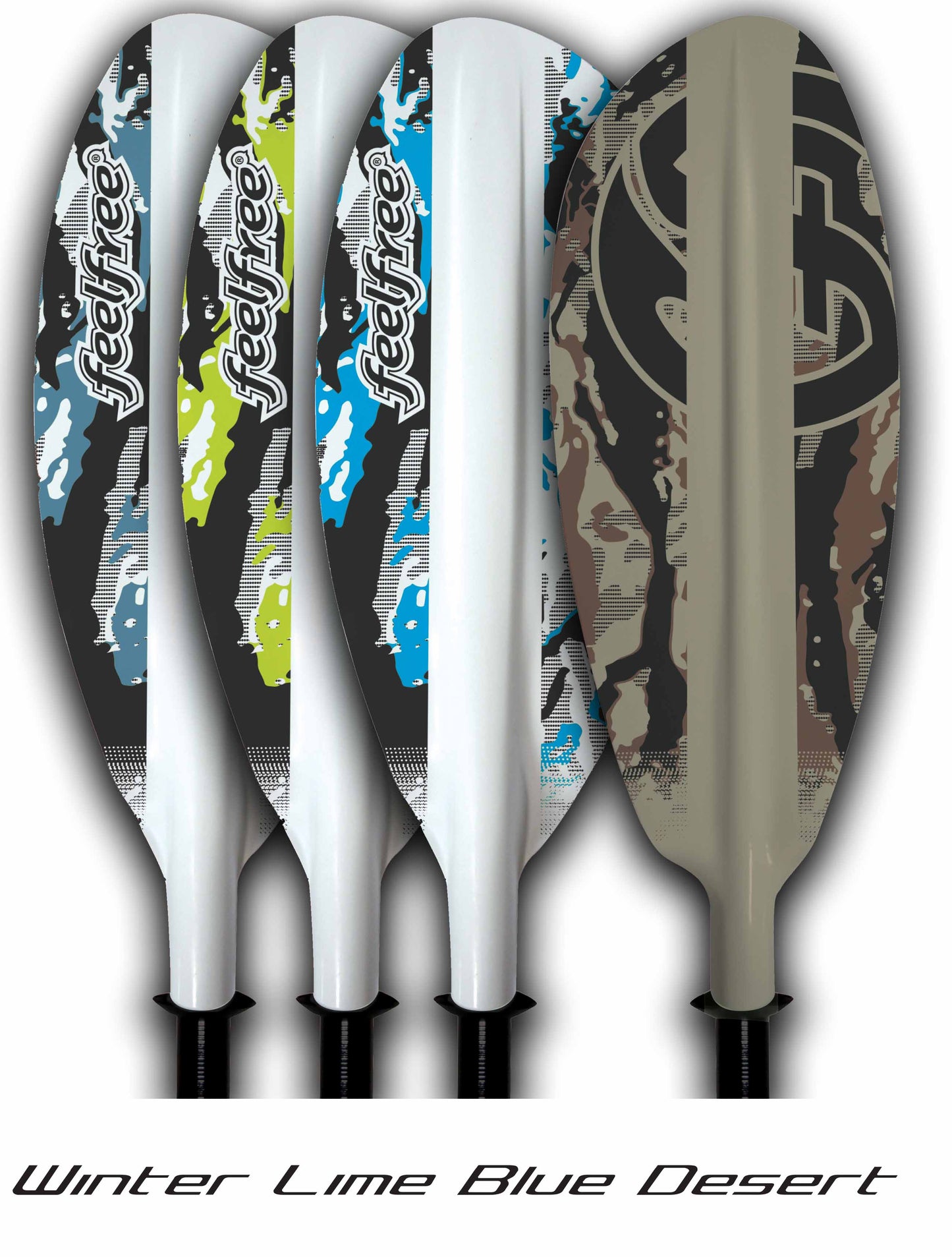 FEELFREE CAMO SERIES ANGLER PADDLE - Sun And Snow