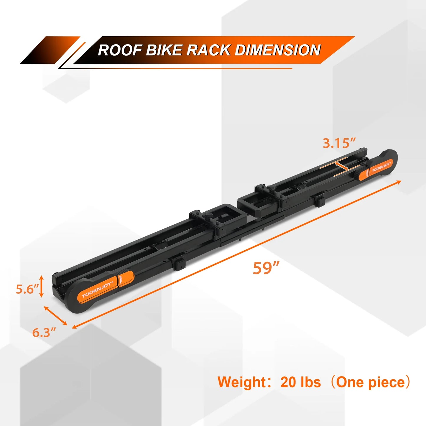 Tooenjoy 501 Roof Bike Rack
