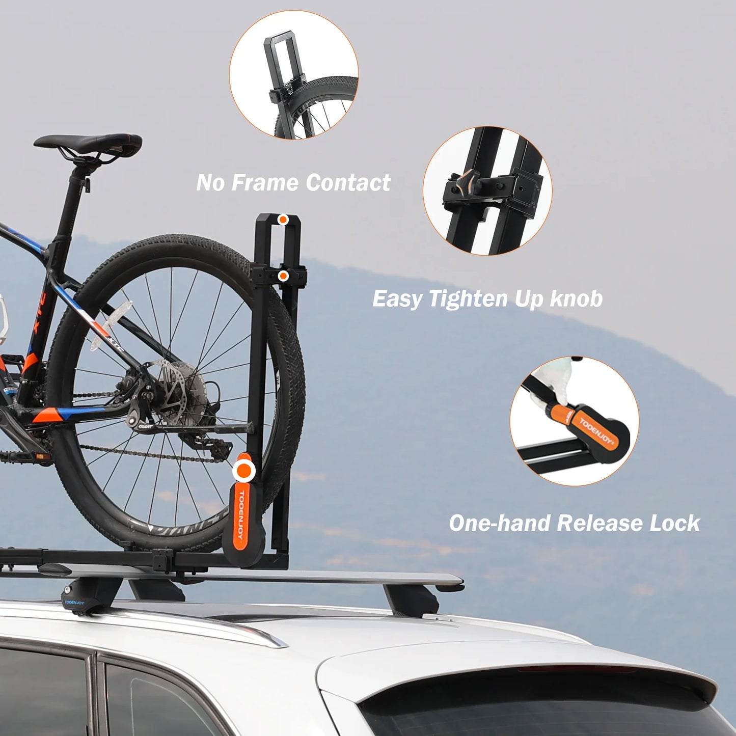 Tooenjoy 501 Roof Bike Rack