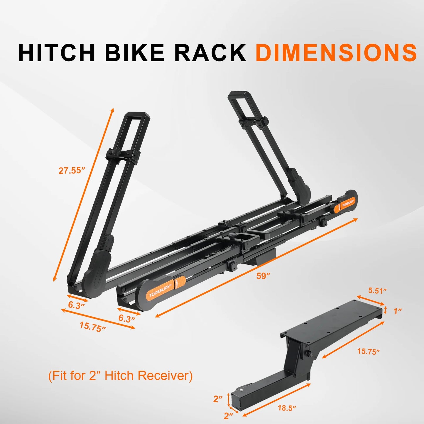TooEnjoy 202 Hitch Bike Rack