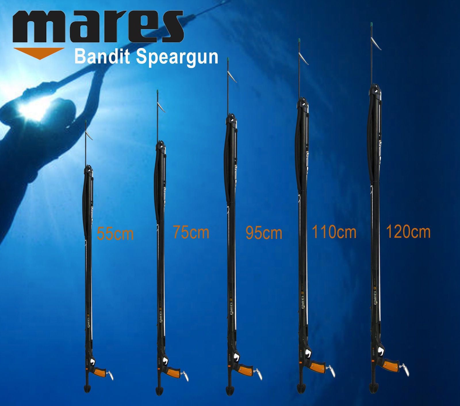 Mares Bandit Sling Speargun - Sun And Snow