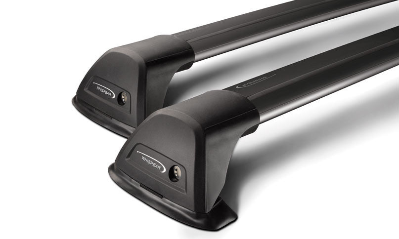 WhispBar Flush Bar Black Edition Roof Rack - Sun And Snow