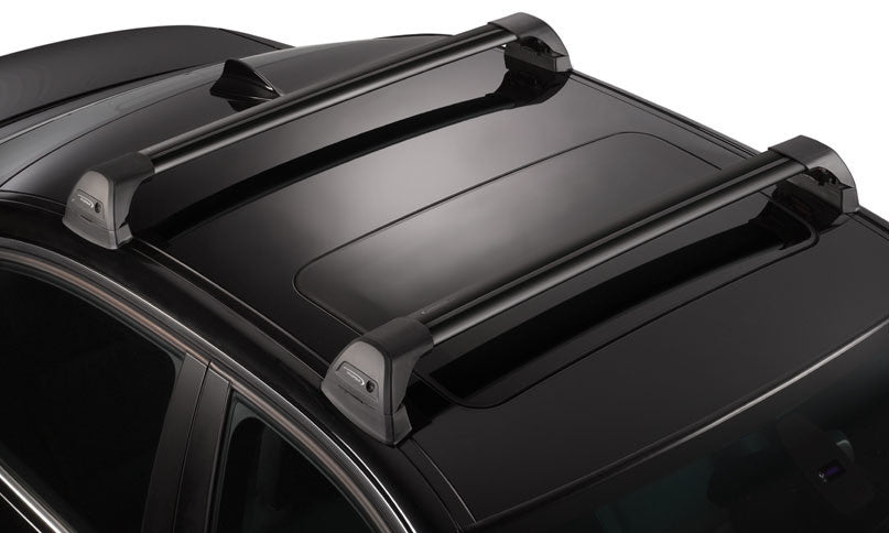 WhispBar Flush Bar Black Edition Roof Rack - Sun And Snow