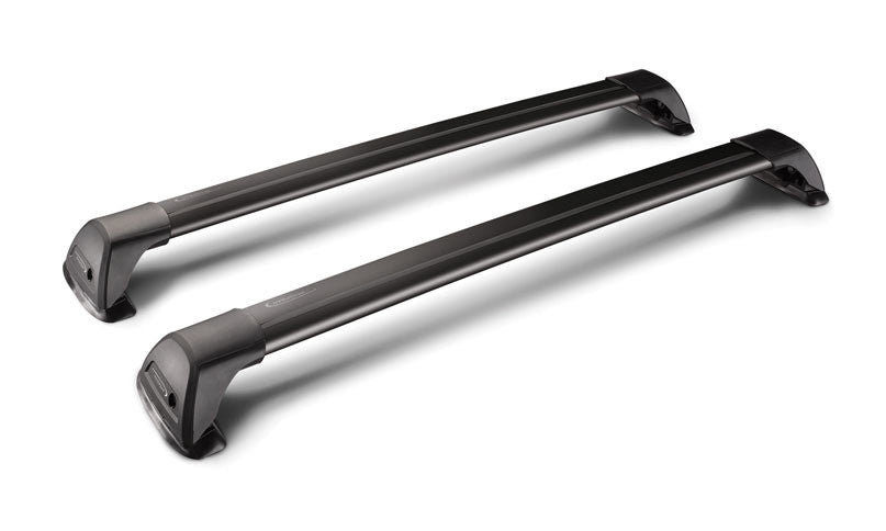 WhispBar Flush Bar Black Edition Roof Rack - Sun And Snow