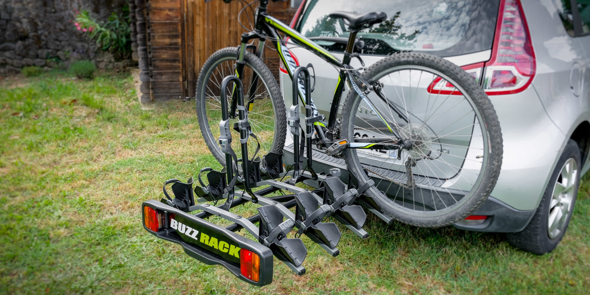 BUZZYBEE Platform Bike Rack with NZ – Sun And Snow - Main Image