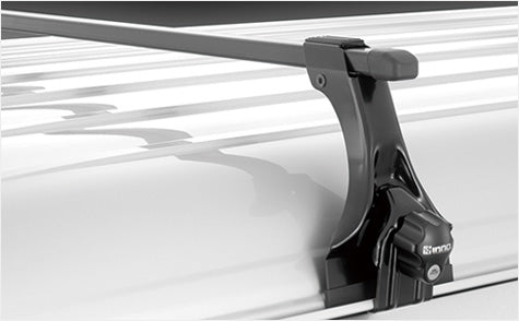 In Rack Rain Guard Inno INDDK HD Roof Rack Foot Pack For Rain Gutters – Sun And Snow