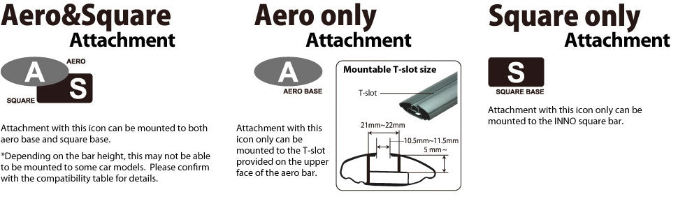 INNO AERO BASE BARS - Sun And Snow